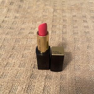 Estee Lauder Infamous Pink Lipstick with Gold Accents